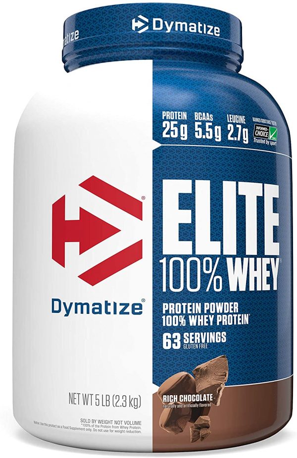 Elite 100% Whey 5 lbs Rich Chocolate