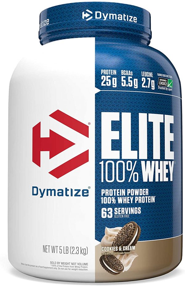 Elite 100% Whey 5 lbs Cookies & Cream